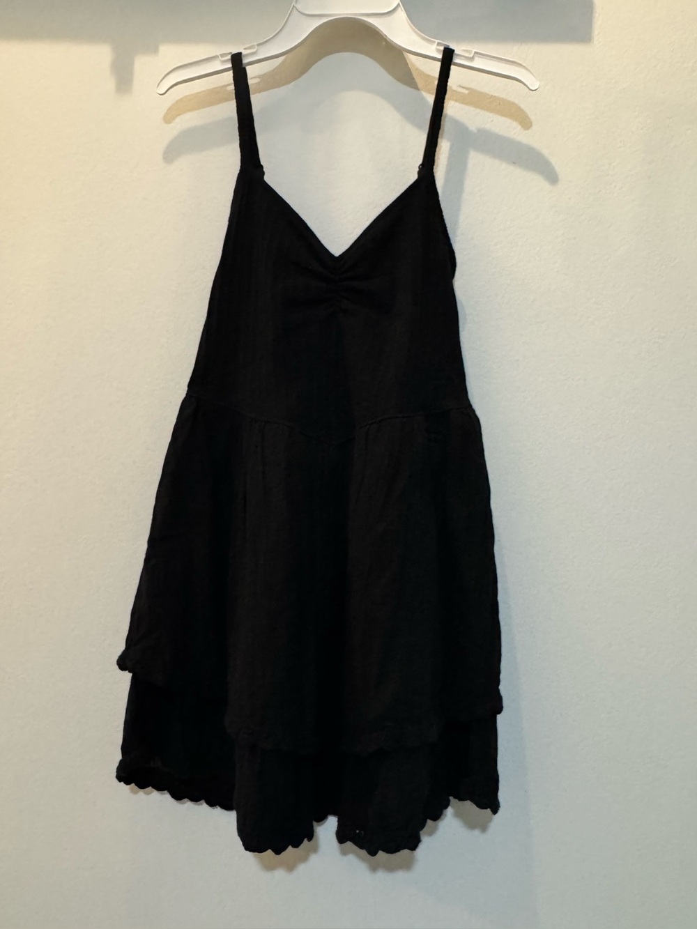 aerie Black Knit Cardigan with Ring Detail